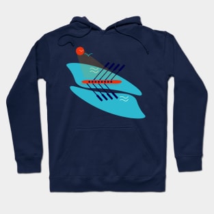 Rowing Boat Crew Racing Regatta Hoodie